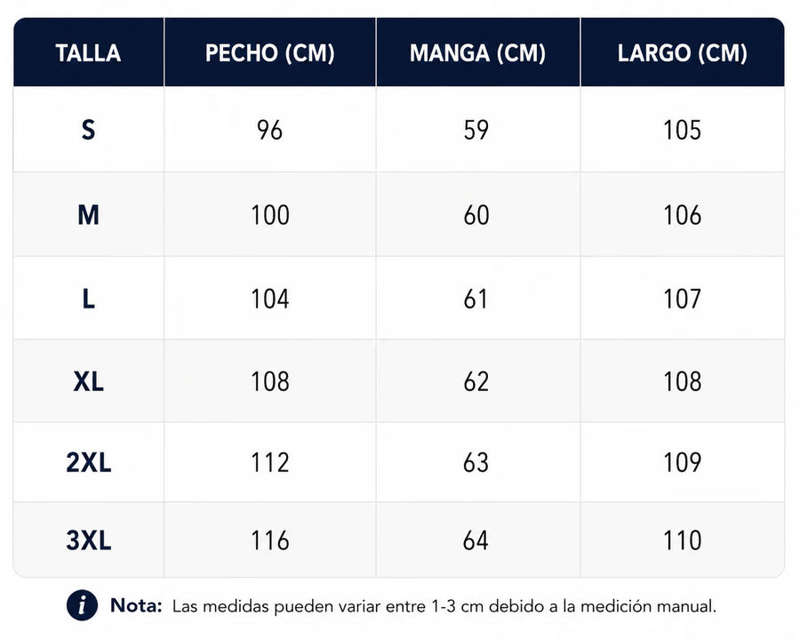 Guida alle taglie