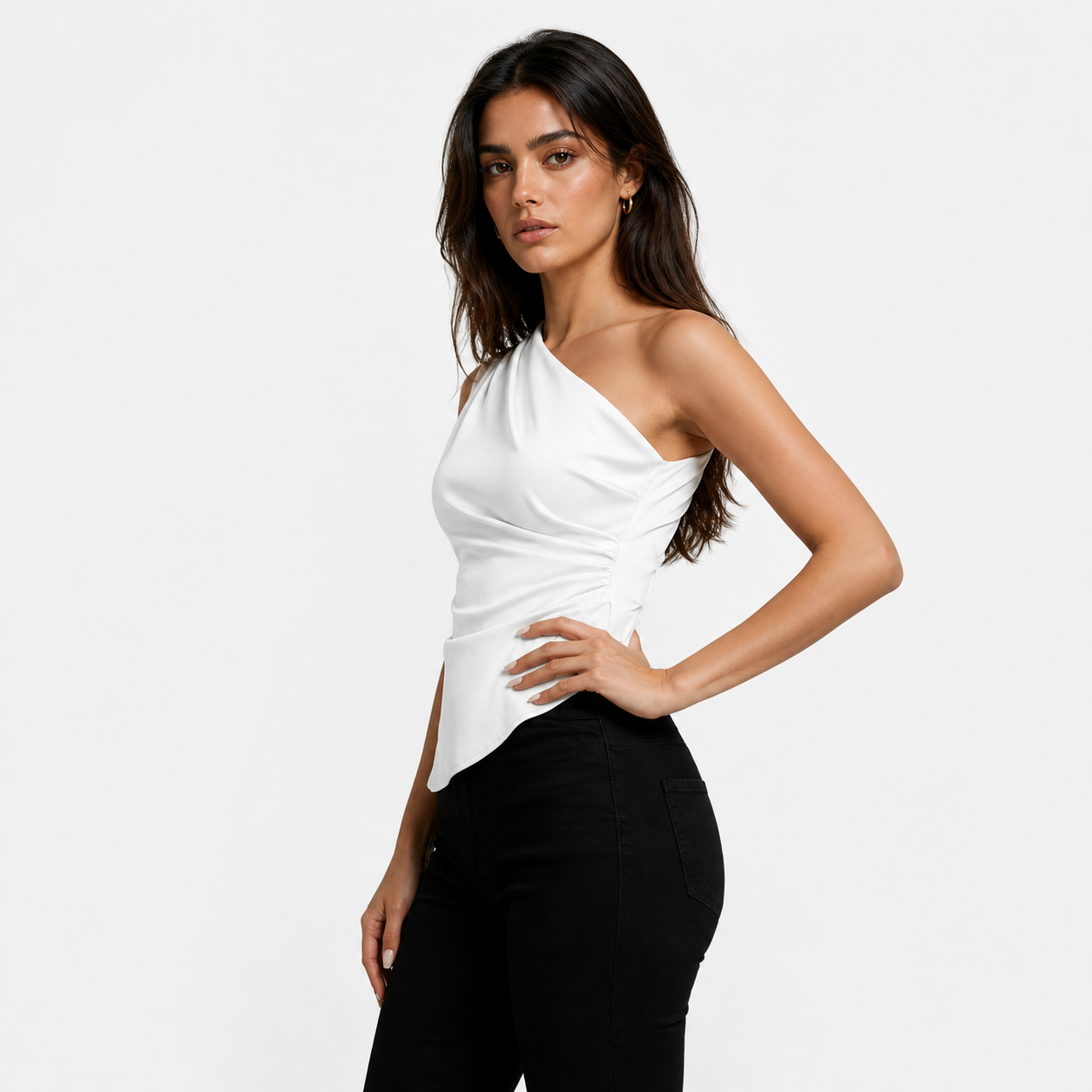 Leonor | Top Cruzado Elegante Mujer Primavera Slim Fit Moda Chic