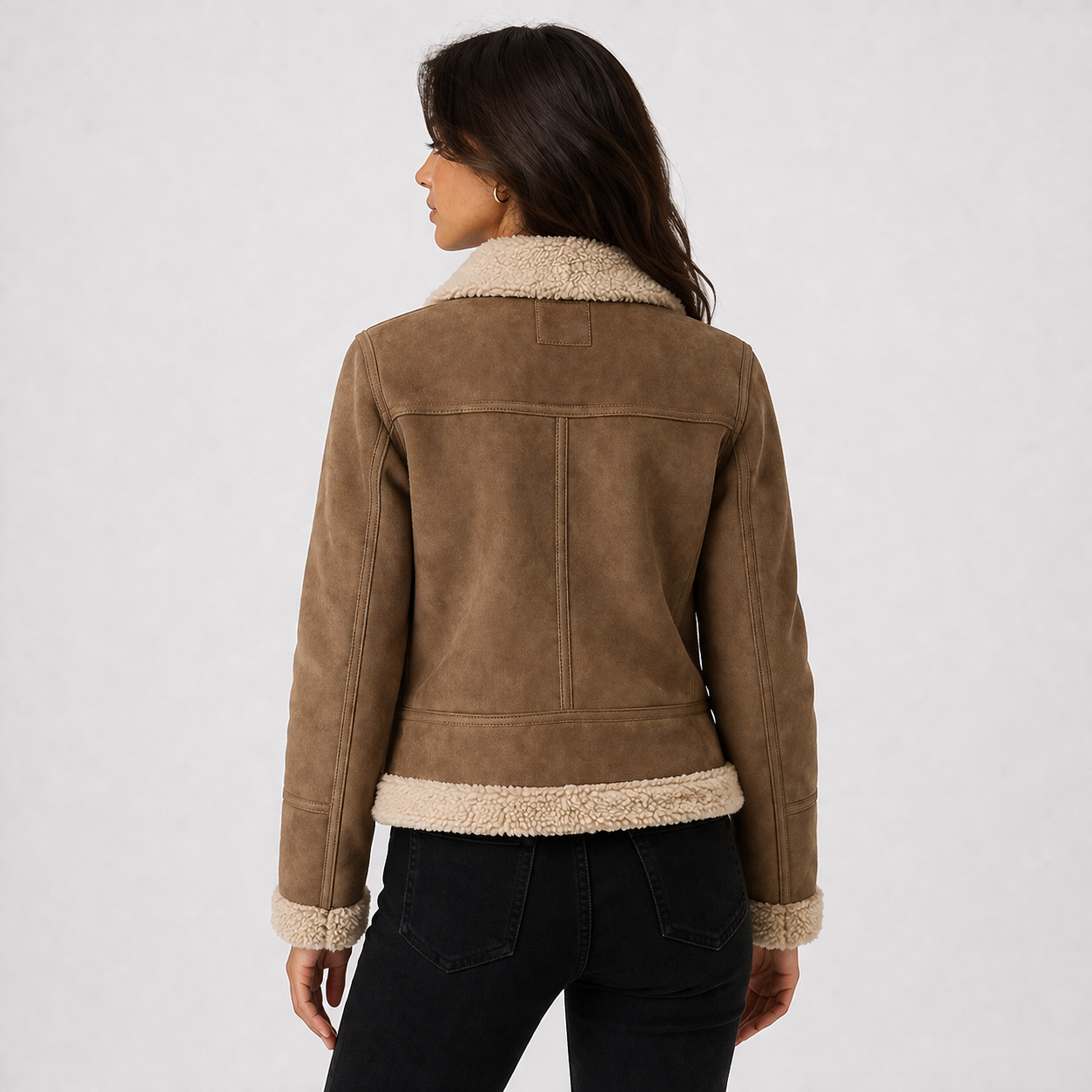 Zara | Abrigo de Invierno de Ante