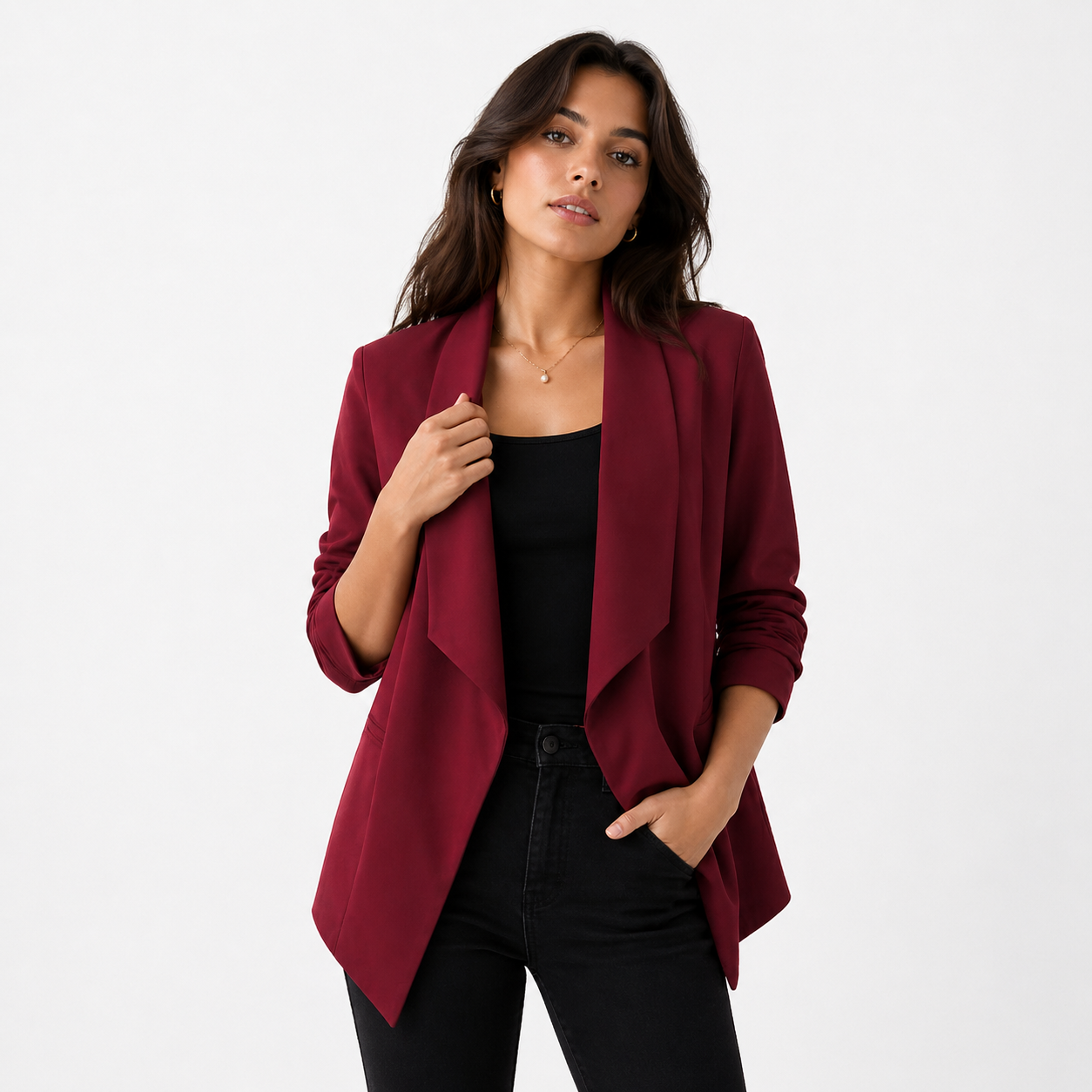 Sara | Blazer Elegante con Frente Abierto