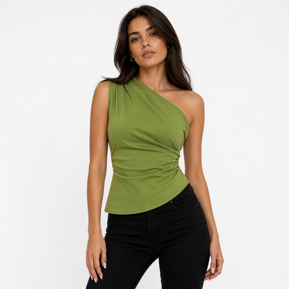 Leonor | Top Cruzado Elegante Mujer Primavera Slim Fit Moda Chic
