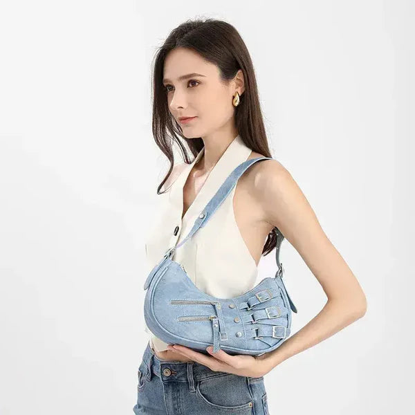 Victoria | Bolso Baguette de cuero