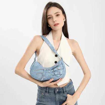 Victoria | Bolso Baguette de cuero