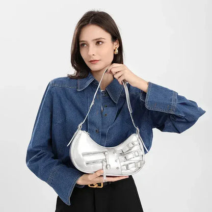 Victoria | Bolso Baguette de cuero