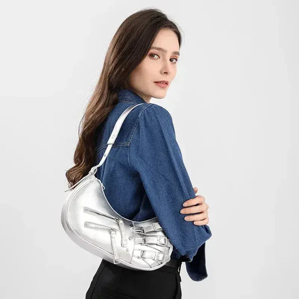 Victoria | Bolso Baguette de cuero