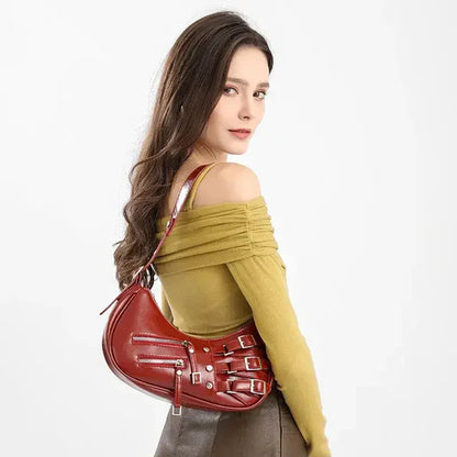 Victoria | Bolso Baguette de cuero