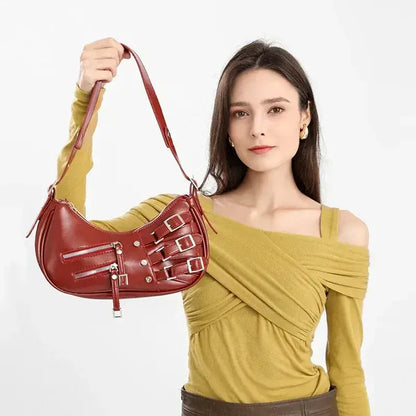 Victoria | Bolso Baguette de cuero