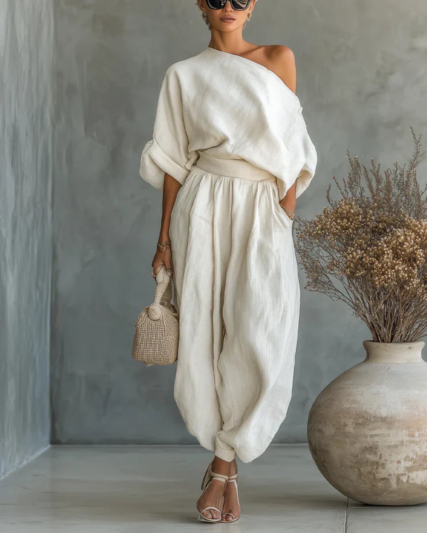 Julia | Completo a due pezzi con spalle scoperte