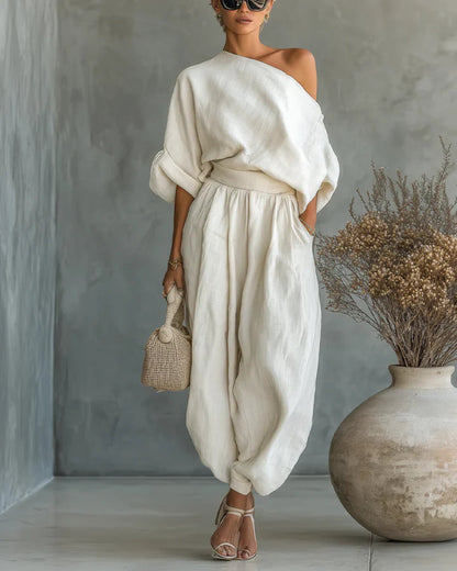 Julia | Completo a due pezzi con spalle scoperte