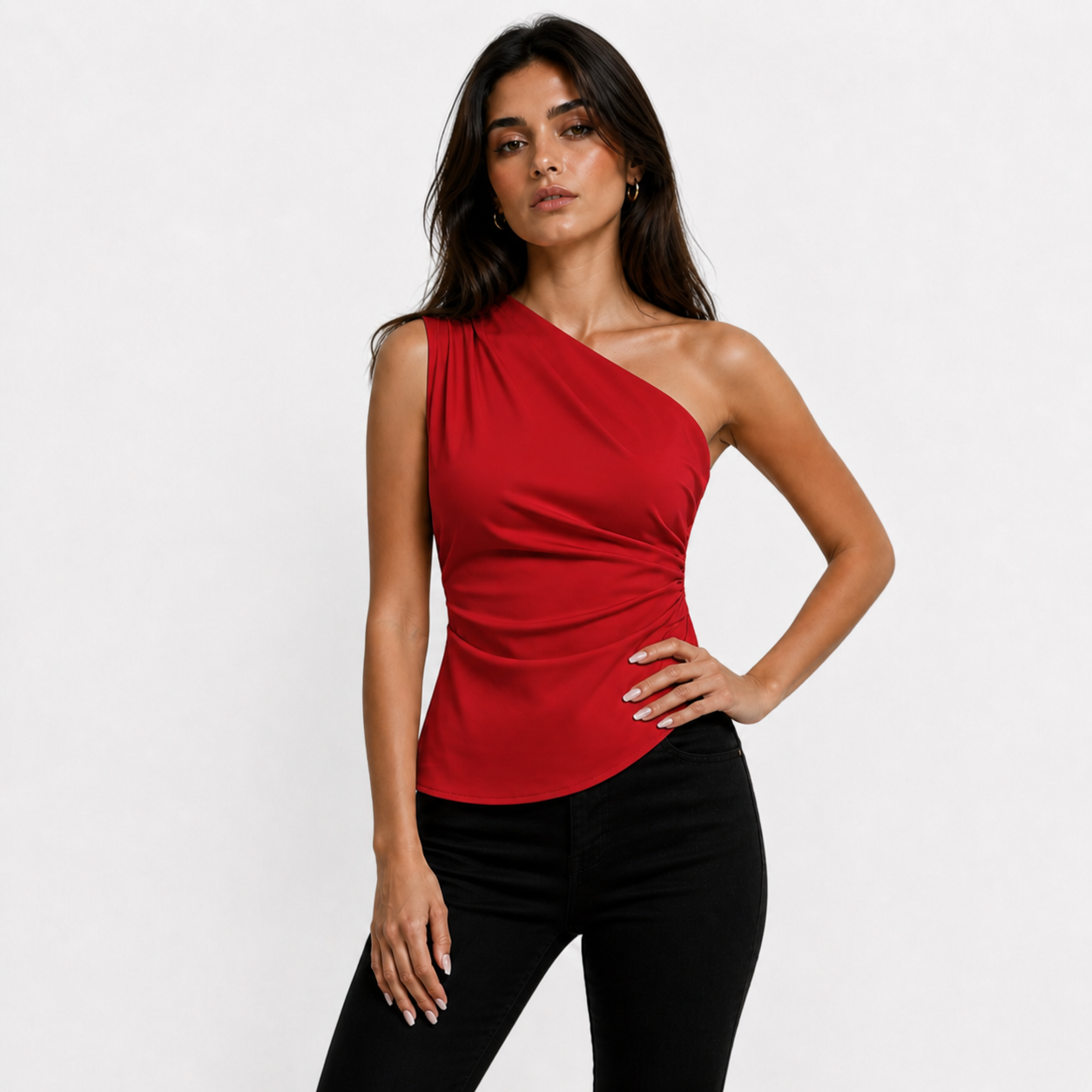 Leonor | Top Cruzado Elegante Mujer Primavera Slim Fit Moda Chic