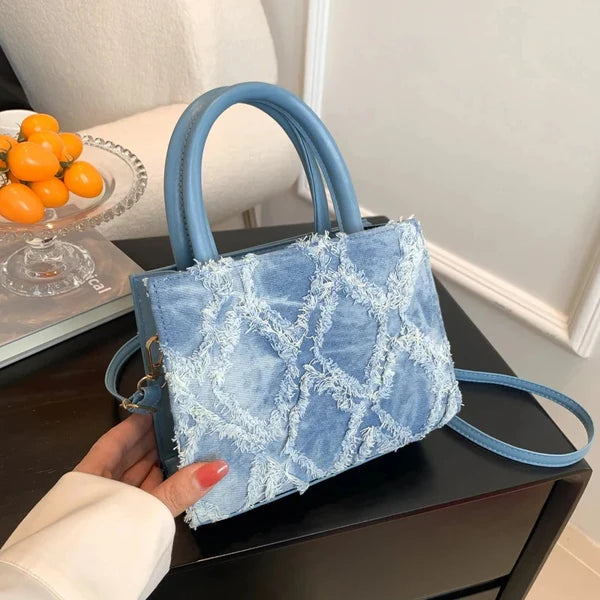 Valentina | Bolso satchel vaquero