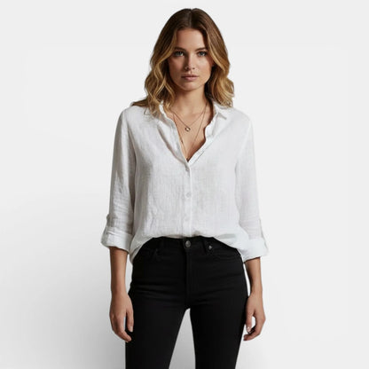 Cloe  | Blusa Primavera con Botones Elegante