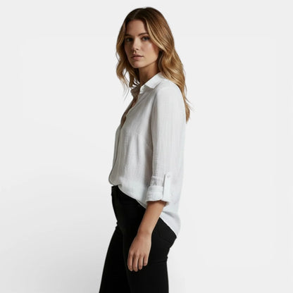 Cloe  | Blusa Primavera con Botones Elegante