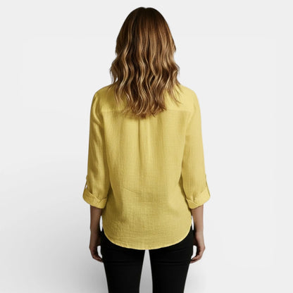 Cloe  | Blusa Primavera con Botones Elegante