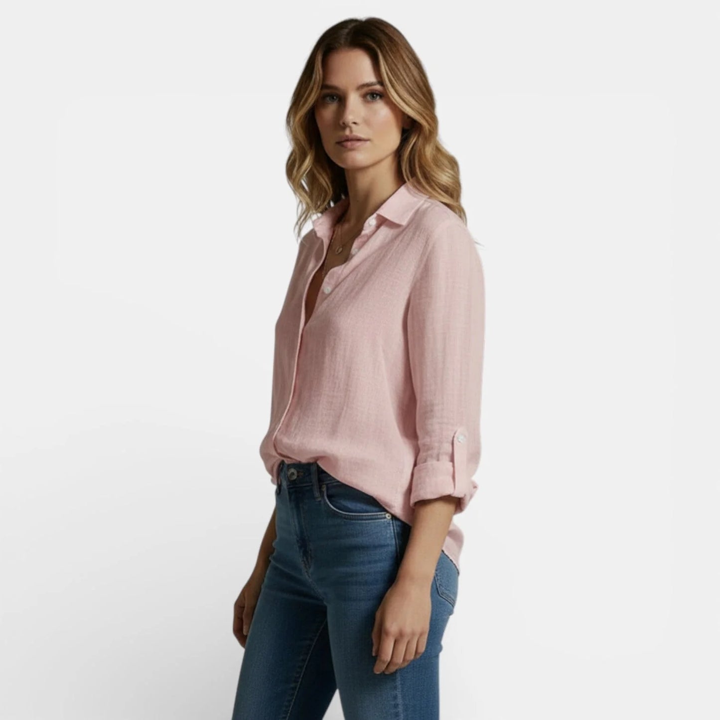 Cloe  | Blusa Primavera con Botones Elegante