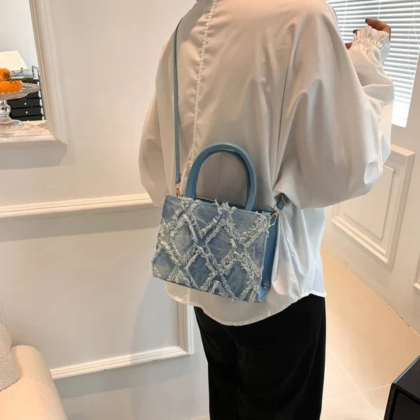 Valentina | Bolso satchel vaquero